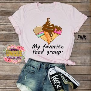 Ice Cream Shirt, Cute Womens Shirt, Summer Shirts